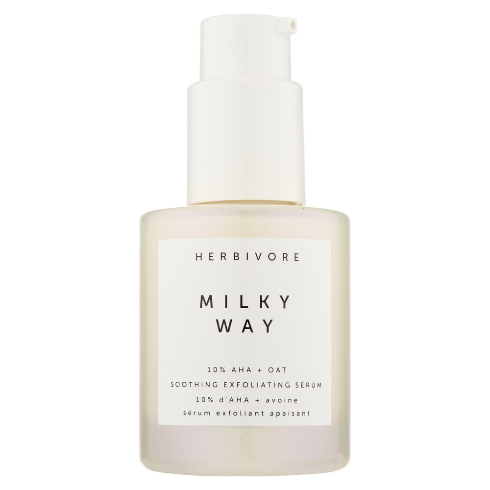 Herbivore Milky Way 10% AHA + Oat Soothing Exfoliating Serum 1oz/30ml New in Box